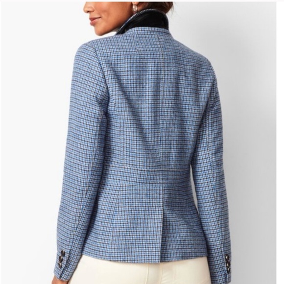 ⭐️ NWT Talbots Shetland Aberdeen Houndstooth Wool Blazer Size 4P
Tattersall - Picture 4 of 11